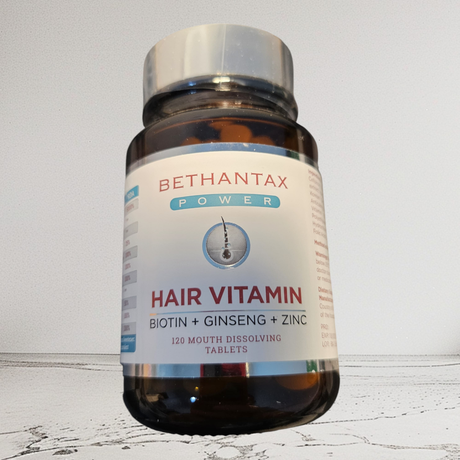 Bethantax Power Hair Complex Vitamin – 120 Tablet - Görsel 2