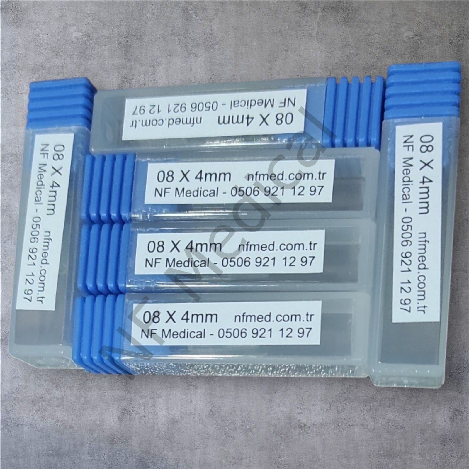 Fue tırtıklı Punch Saç Ekimi 8x4 mm