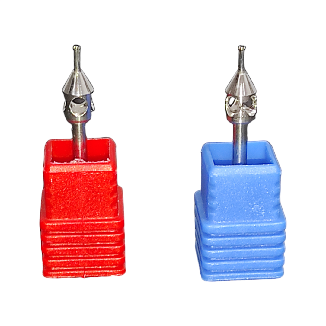 Fue tırtıklı Punch Saç Ekimi 9x4 mm Kırmızı - Görsel 4